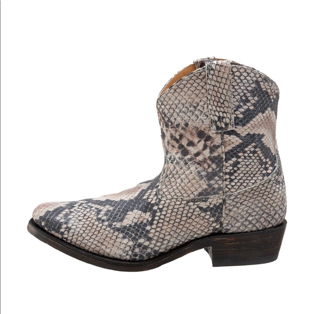 Miz Mooz Snake Pattern Leather Cabana Boots sz 10